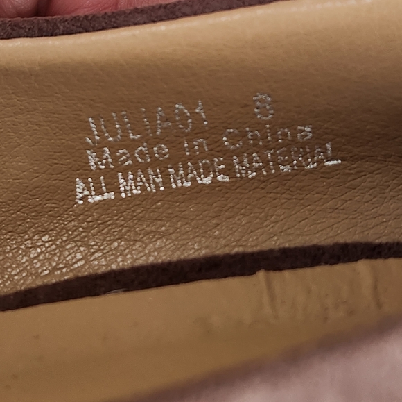 Riverberry Julia Chocolate Brown Suede Stillettos size 8 - Picture 8 of 10